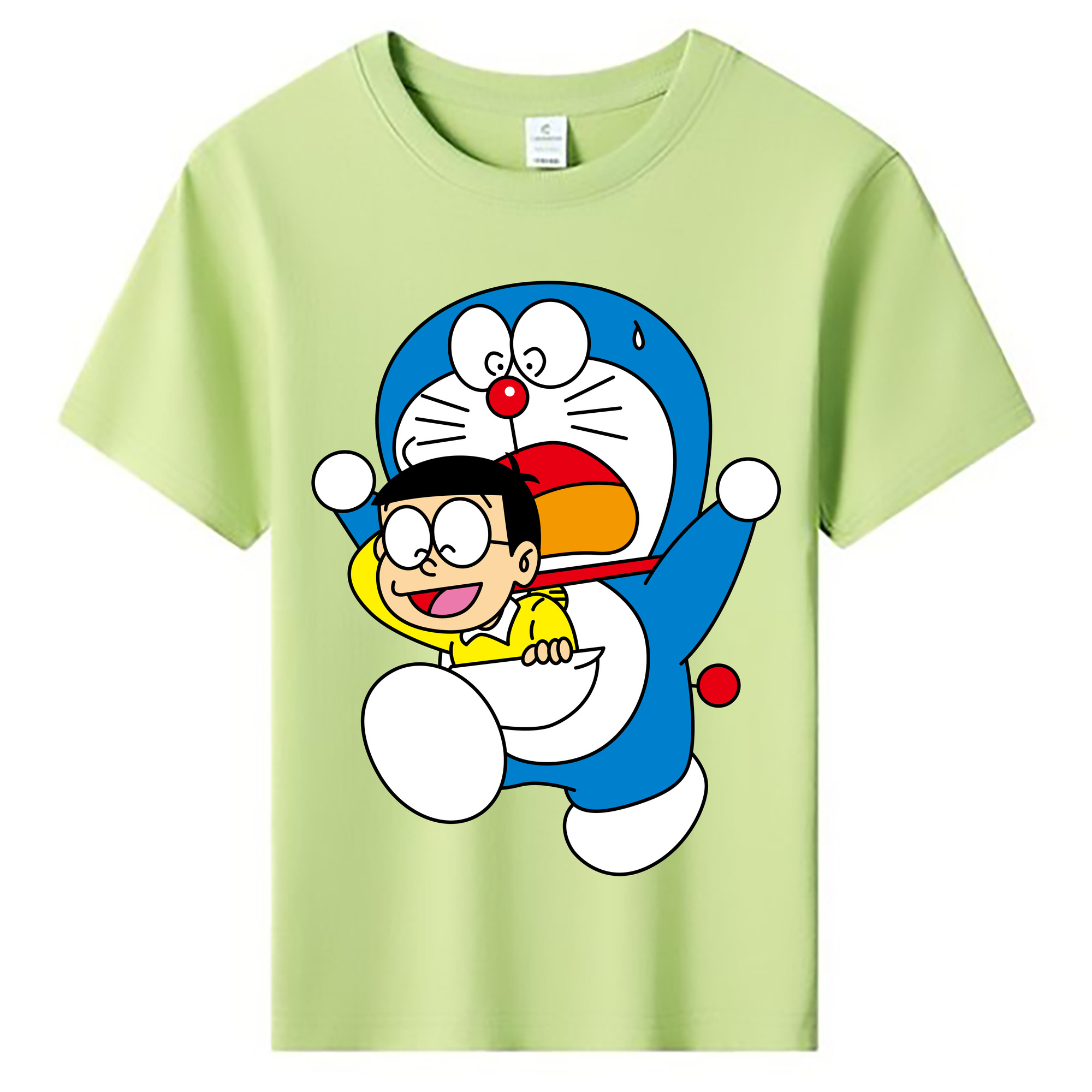 （画像用） ドラえもん Doraemon 綿100％キッズTシャツ（フロントプリント）